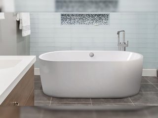 Make a Statement with Our Elegant Freestanding Bath Tubs from Lowe's