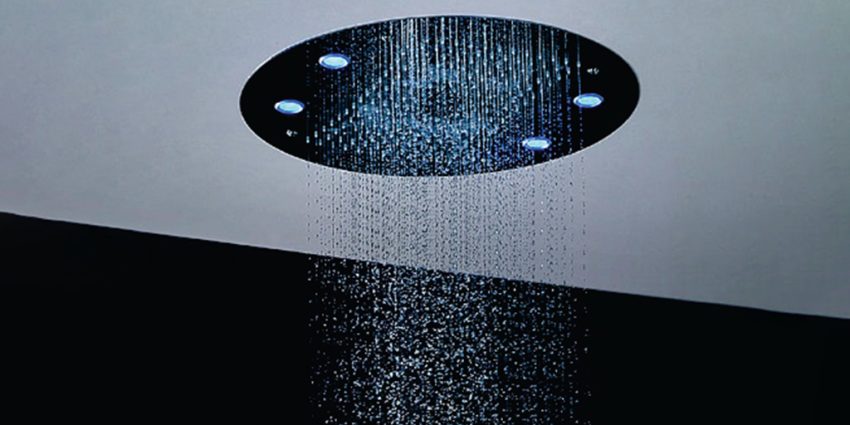 Rain Shower Head with Lights