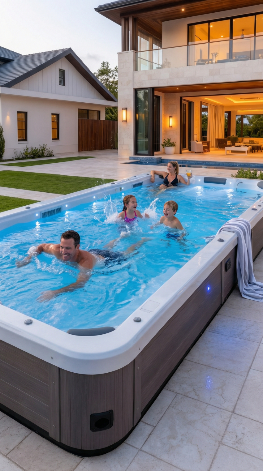 Smart infinity pools